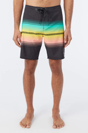 O'Neill Hyperfreak Heat Stripe Line 19" Boardshort (Black)