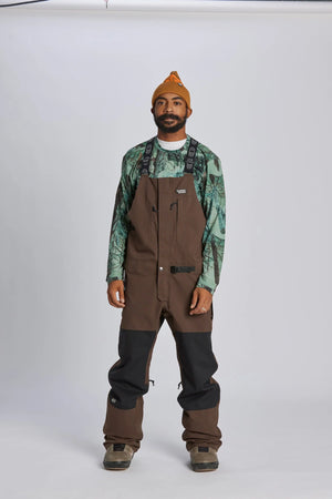 Airblaster Stretch Krill Bib Overall (Chocolate)