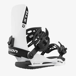 Union STR Snowboard Bindings 2024 (White)