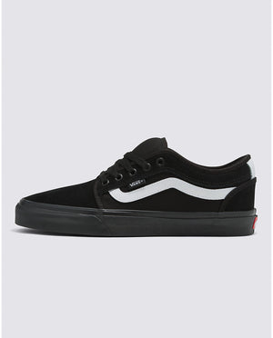 Vans Skate Chukka Low Sidestripe Black Black White Milo Snow