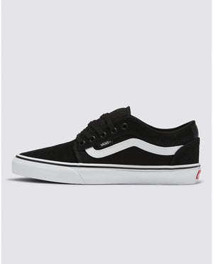 Vans Chukka Low Sidestripe Black White Milo Snow and Skate
