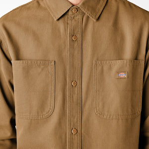 Dickies Duck Canvas Utility Shirt (Brown Duck)