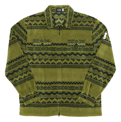 Autumn Work Shirt Fleece (Nordic Stripe)