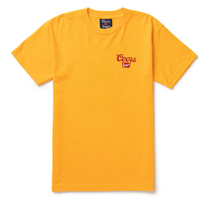 Seager X Coors Banquet Beer Run Tee Yellow
