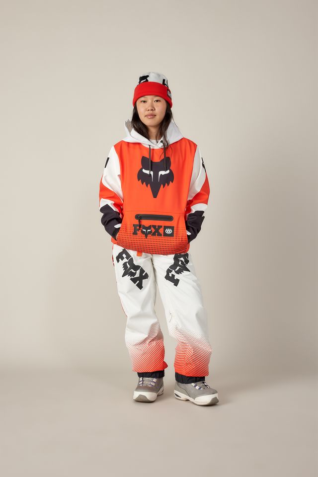 Womens 686 X Fox Racing Shell Pant (Fox Flare Colorblock) – Milo