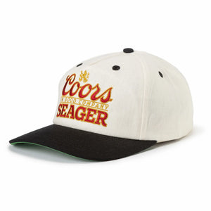 Seager x Coors Brand Snap back Black