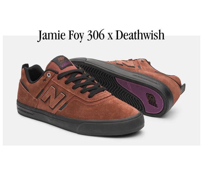 New Balance Numeric 306 Jamie Foy X Deathwish (Brown/Black)