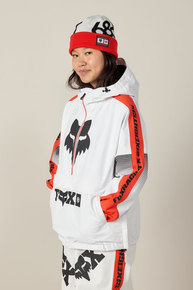686 X Fox Racing Womens Anorak (Fox Flare Colorblock) – Milo Snow