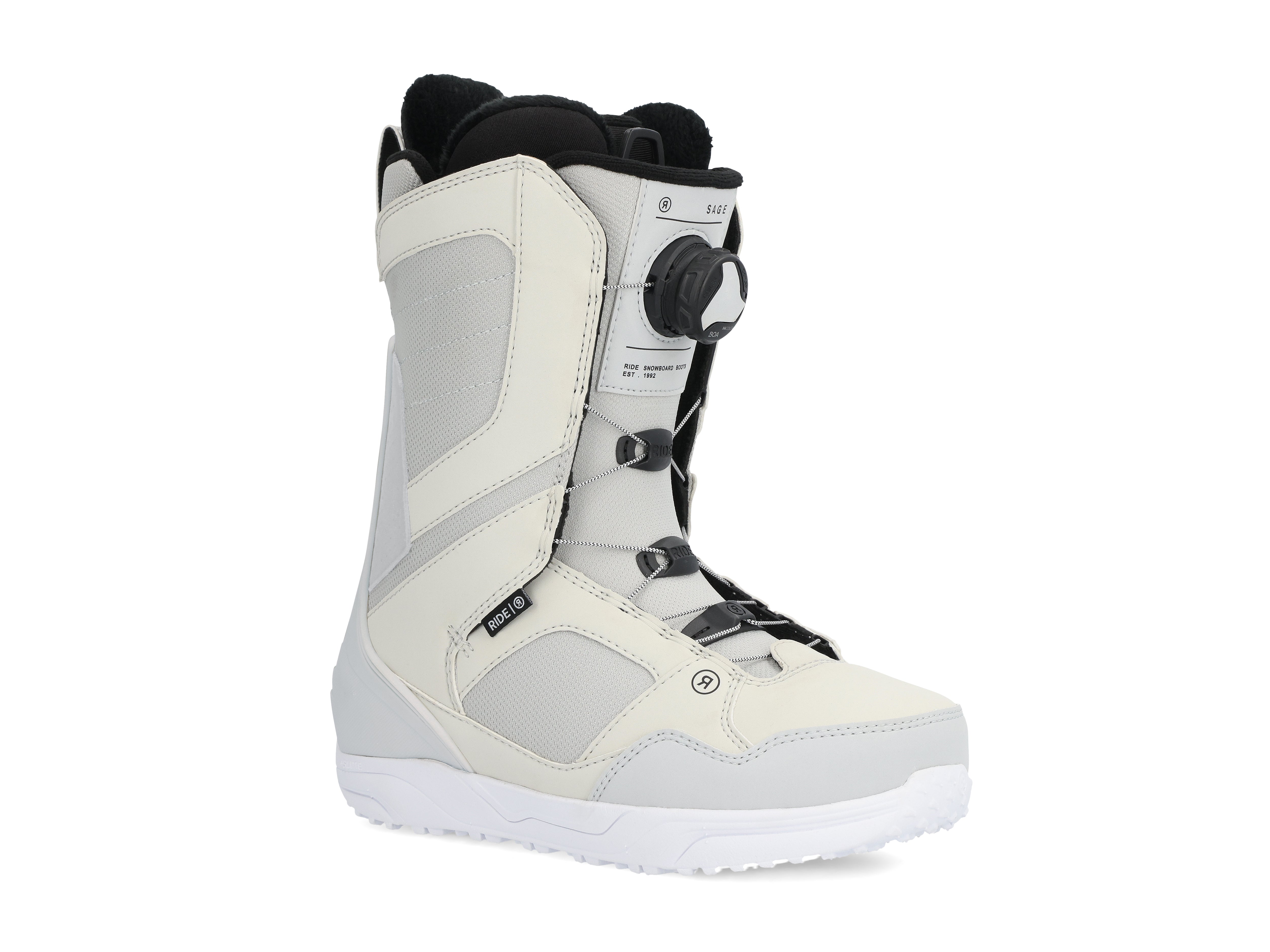 Ride Sage Snowboard Boot 2025 Grey Milo Snow and Skate