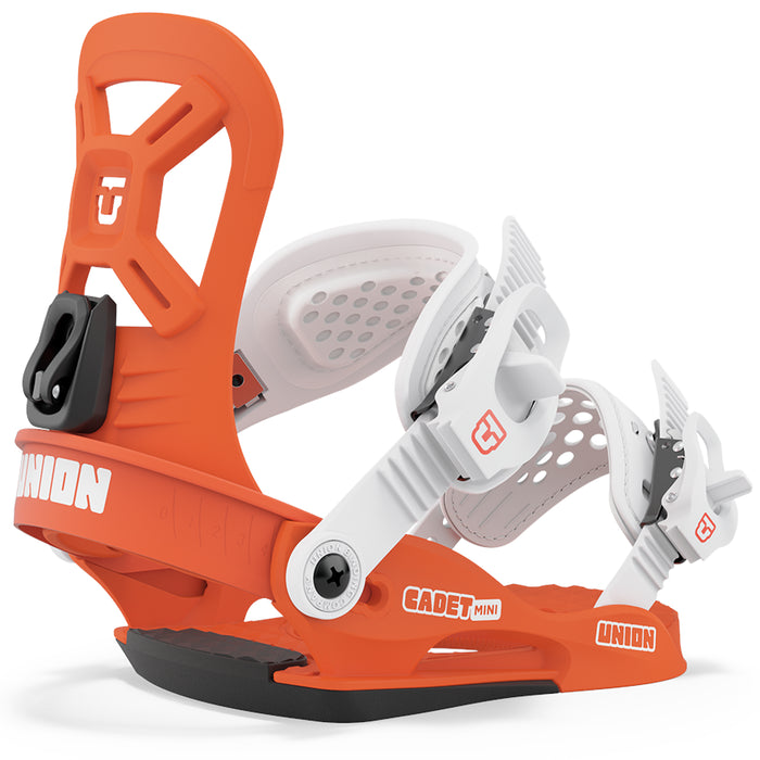 Union Cadet Mini Kids Snowboard Binding (Flame Orange)