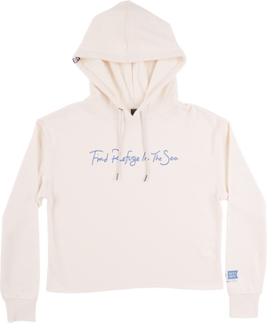 Salty Crew Sand Set Crop Hoody (Bone)