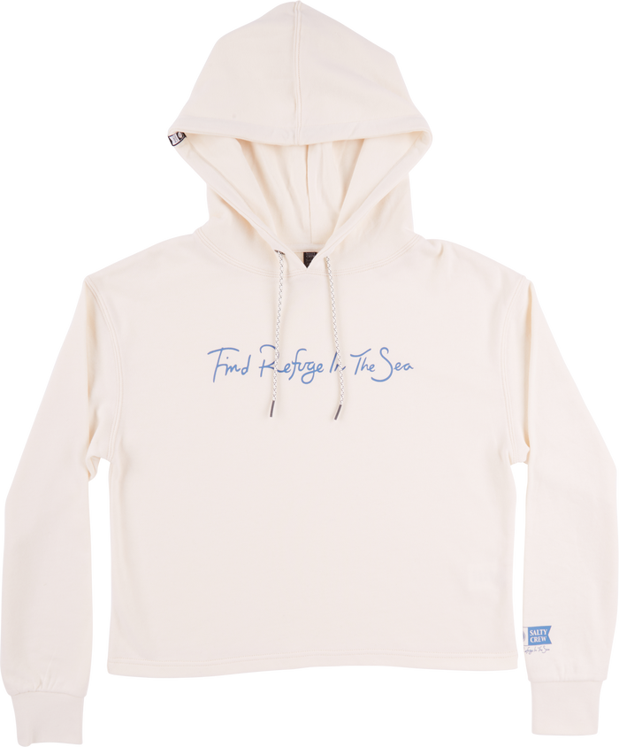 Salty Crew Sand Set Crop Hoody (Bone)