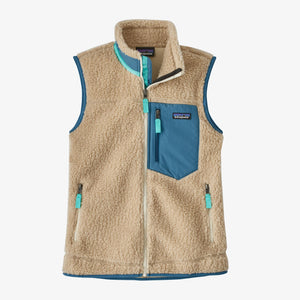 Patagonia Classic Retro-X Women's Vest (Dark Natural/ Wavy Blue)