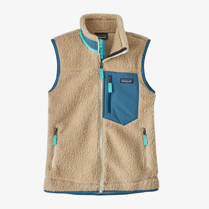 Patagonia Classic Retro-X Women's Vest (Dark Natural/ Wavy Blue)