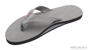 Rainbow 301 alts Premium Leather Mens Sandal (Grey)