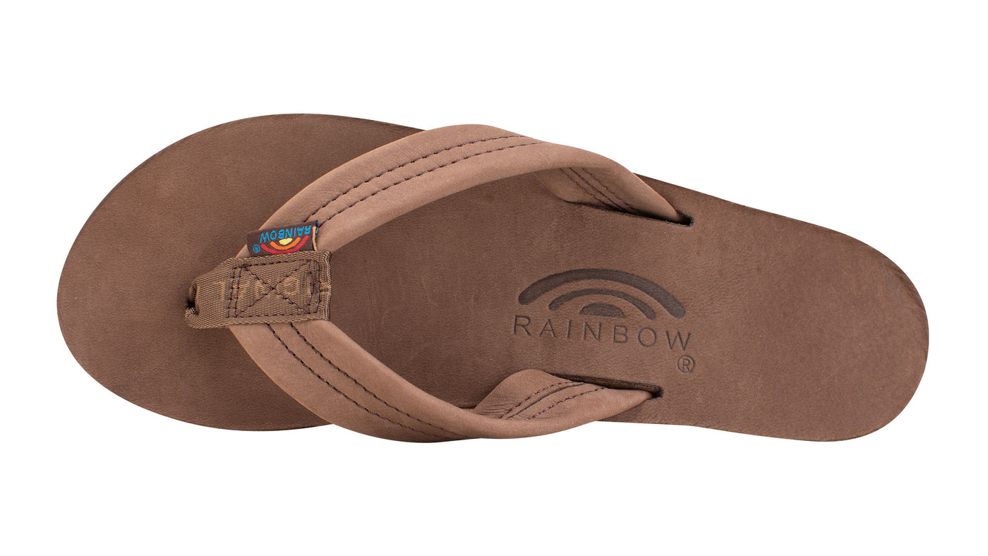 Rainbow 301 alts Premium Leather Womens Sandal (Expresso) – Milo