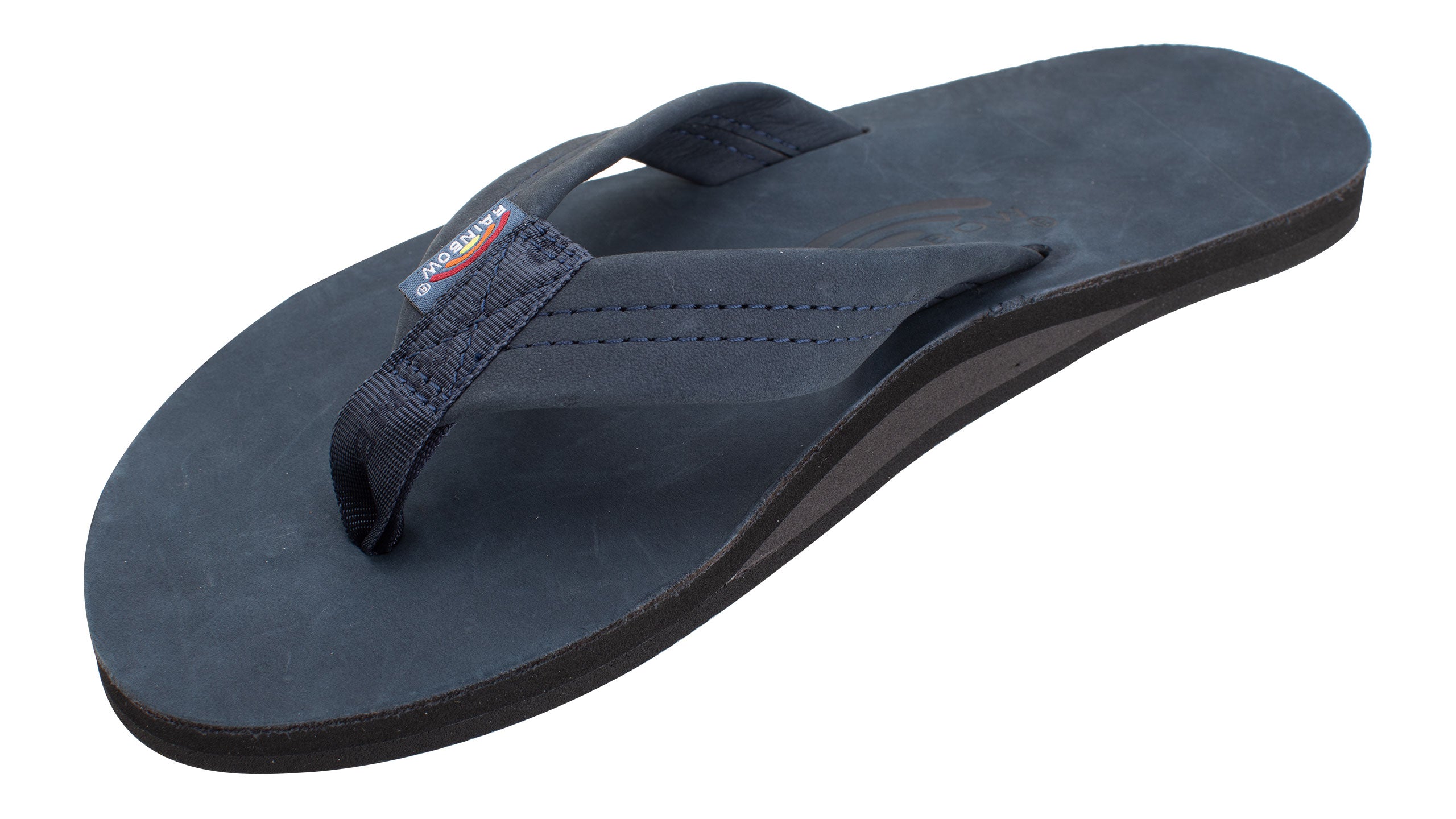 Rainbow 301 Premium Leather Mens Sandal (Navy) – Milo Snow and Skate