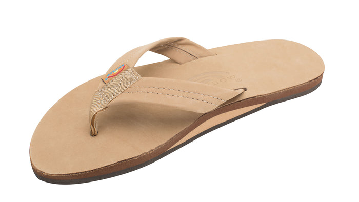Rainbow 301 alts  Premium Leather Mens Sandal (Sierra Brown)