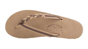 Rainbow Flirty Braidy Premium Womens Sandal (Sierra/Expresso)