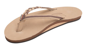 Rainbow Flirty Braidy Premium Womens Sandal (Sierra/Expresso)