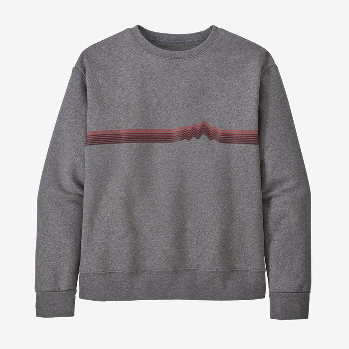 Patagonia Ridge Rise Stripe Women's Crew (Grey)