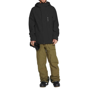 Volcom Dua Insulated Gore Tex Jacket Black Milo Snow and Skate