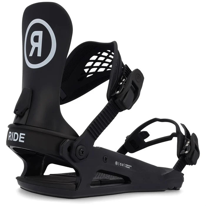 Ride C-2 Snowboard Bindings 2023 (Black)