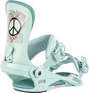 Nitro Cosmic Snowboard Bindings 2024 (Peace Love Nitro)
