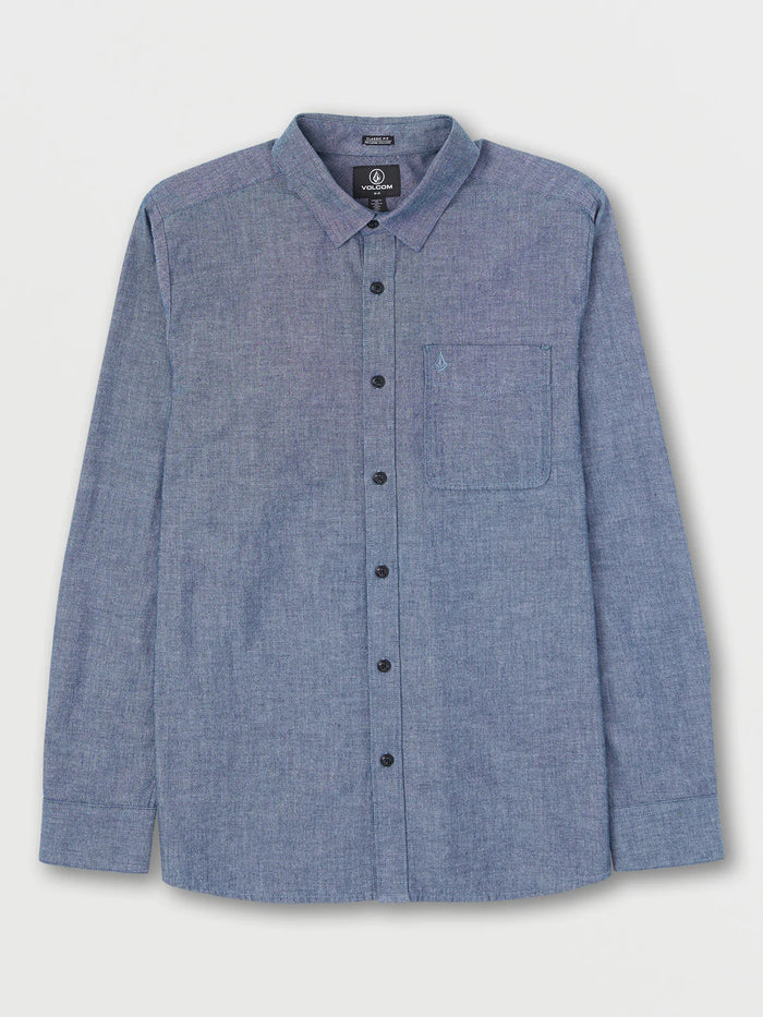 Volcom Date Knight LS Woven (Navy)