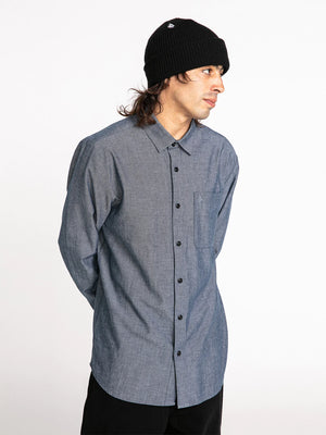 Volcom Date Knight LS Woven (Navy)