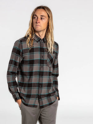 Volcom Caden Solid LS (BLK)