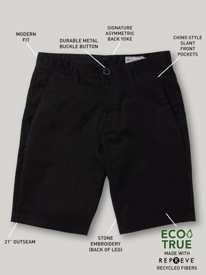 Volcom Frickin Modern Stretch Short (Black)