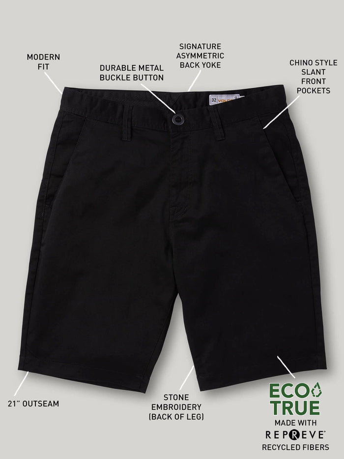 Volcom Frickin Modern Stretch Short (Black)