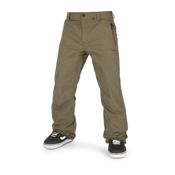 Volcom L Gore-Tex Snowboard Pants  (Dark Teak)