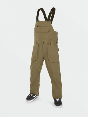 Volcom Roan Bib Snowboard Overall (Dark Teak)
