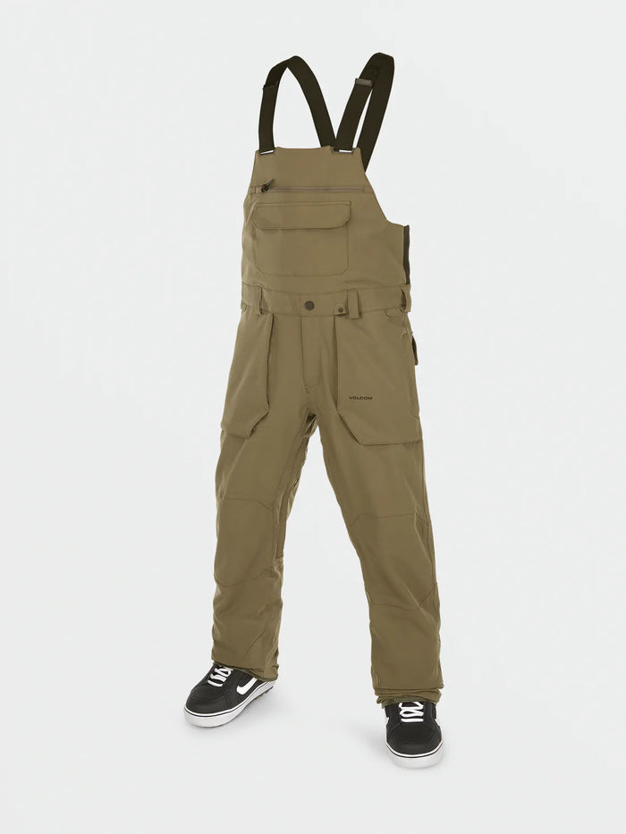 Volcom Roan Bib Snowboard Overall (Dark Teak)