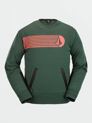 Volcom Let It Storm Crew Fleece Military Milo Snow and Skate