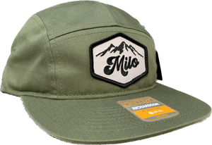 Milo Mountain Cotton Twill 5-Panel (Surplus Green)