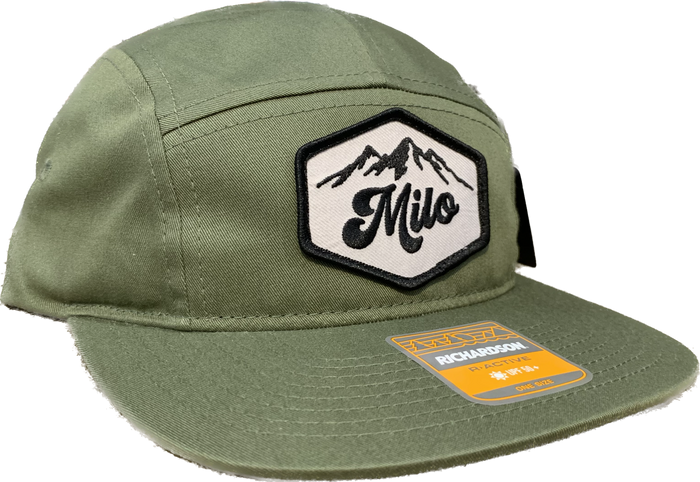 Milo Mountain Cotton Twill 5-Panel (Surplus Green)