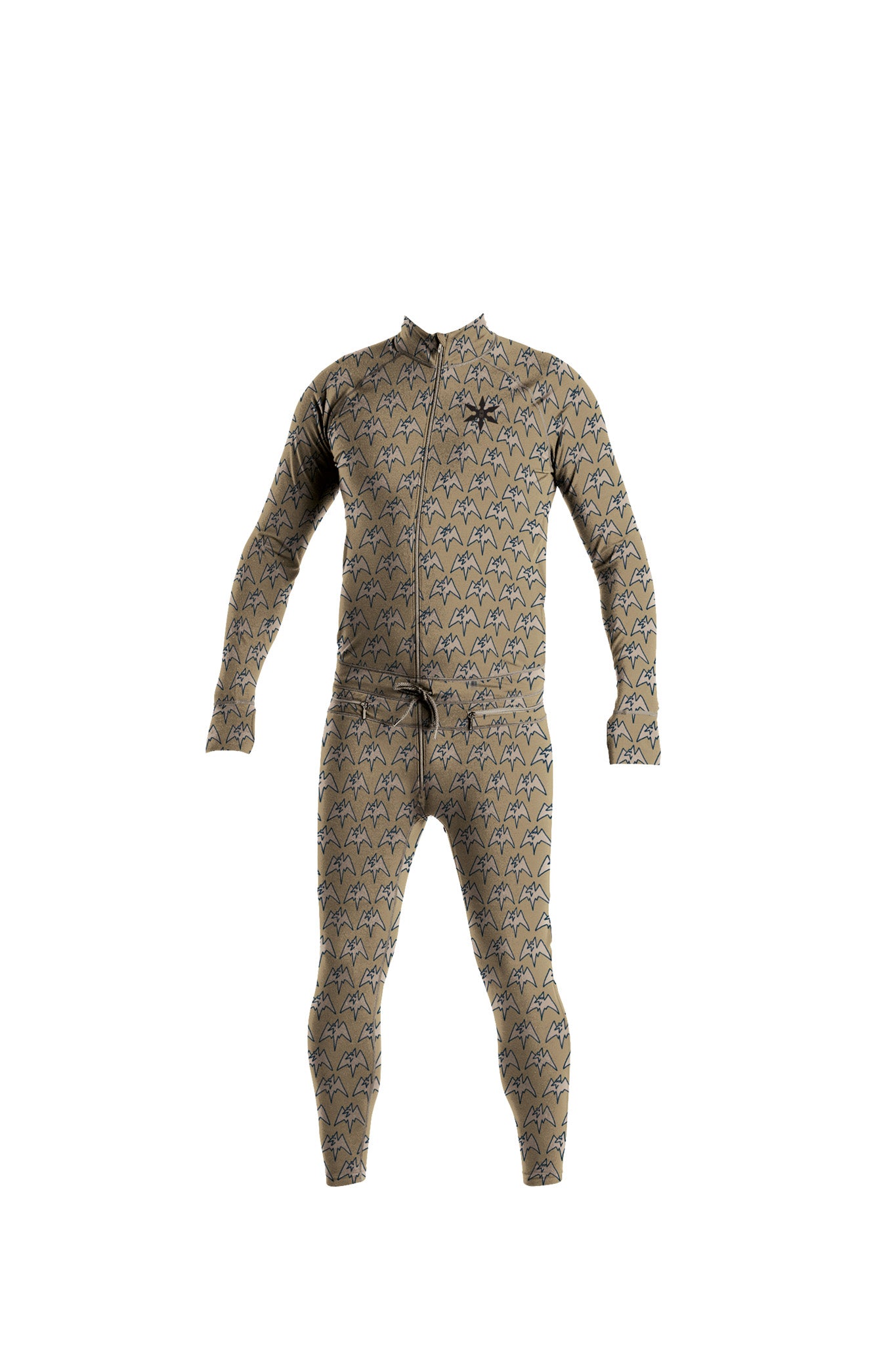 Airblaster Hoodless Ninja Suit Tan Terry Milo Snow and Skate