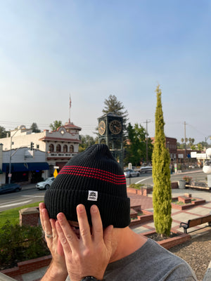 Autumn X Milo Mini Striped Beanie
