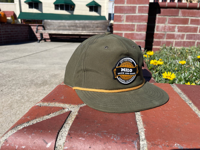 Milo World Is Yours Nylon Snapback (Moss Green)