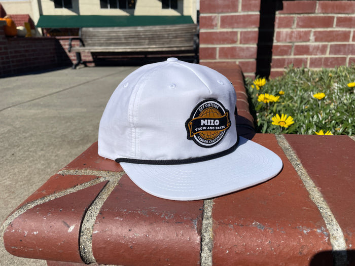 Milo World Is Yours Nylon Snapback (White)