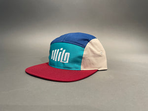 Milo Bustah Cotton Twill 5-Panel (Teal/Red/Birch)