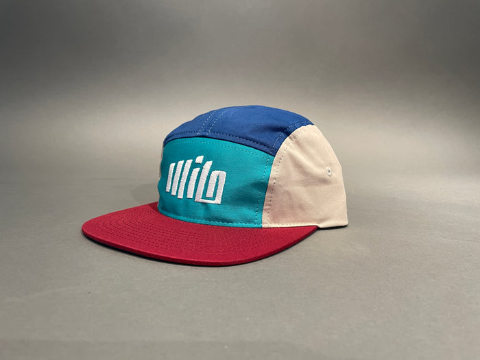 Milo Bustah Cotton Twill 5-Panel (Teal/Red/Birch)