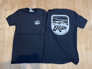 Milo Mountain Crest Tee (Black)