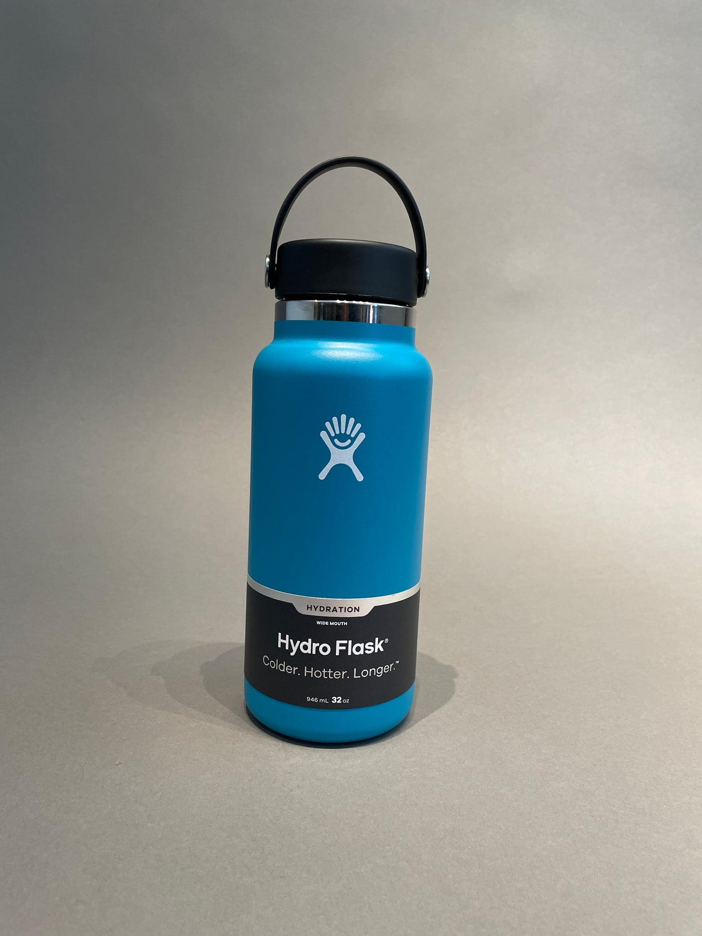 Hydro Flask Bottle, Wide Mouth, White, 32 Ounce