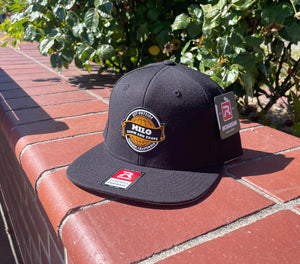 Milo World Flat Bill Snapback (Black)