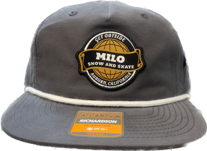 Milo World Is Yours Nylon Snapback (Charcoal Grey)