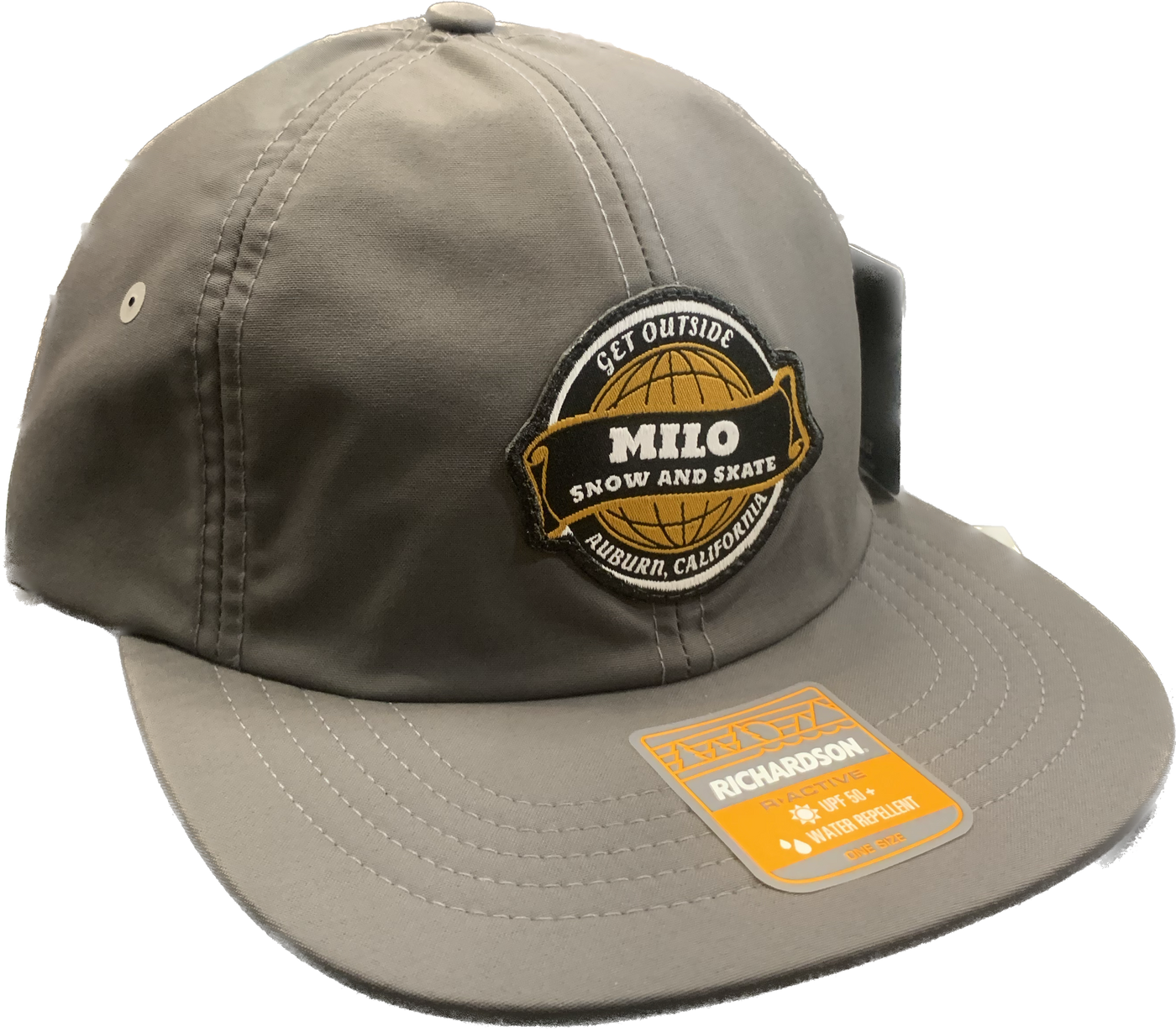 Milo Mountain Unstructured 6 Panel Hat (Charcoal Grey) – Milo Snow and Skate